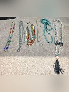 Plunder lot of 6 necklaces! Boho style!
